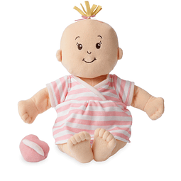 Baby Stella Peach Primera muñeca bebé suave de 15 pulgadas