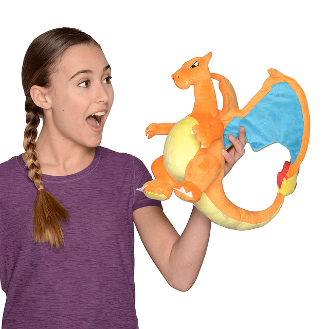 Juguete de peluche Pokémon Charizard, grande, 12 pulgadas, c