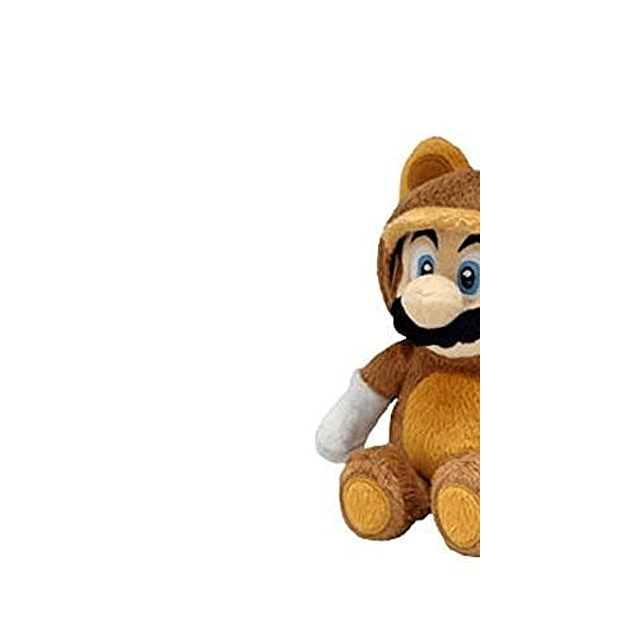 Oficial Super Mario Peluche Mapache Tanooki Mario, 9 pulgada