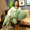 Almohada de abrazo de felpa de dinosaurio, regalos de muñeca