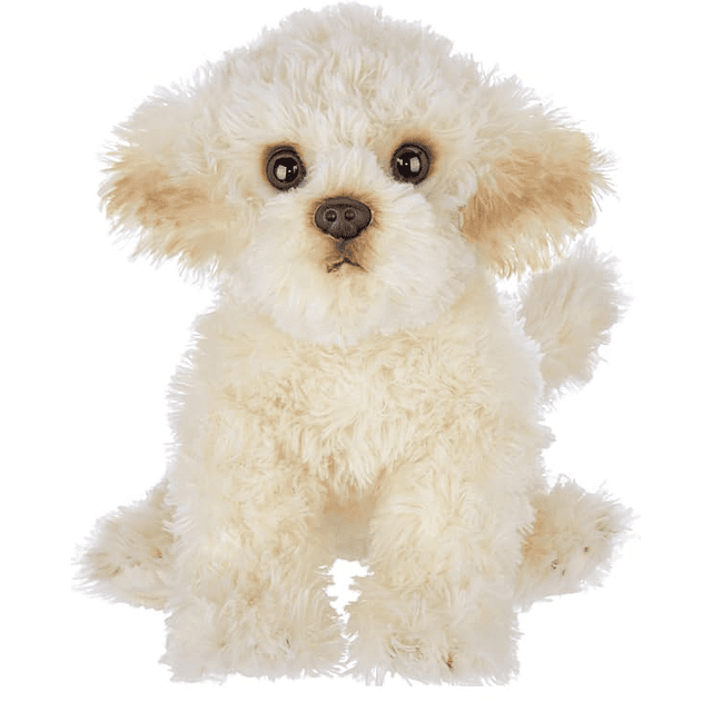 Bearington White Dog Animal de peluche de perro blanco de 13