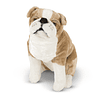 Bulldog inglés gigante: animal de peluche realista (casi 2 p