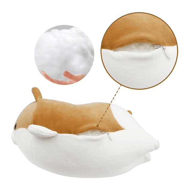 13.7 pulgadas/ 35 cm Corgi Felpa Linda Almohada Perro Felpa