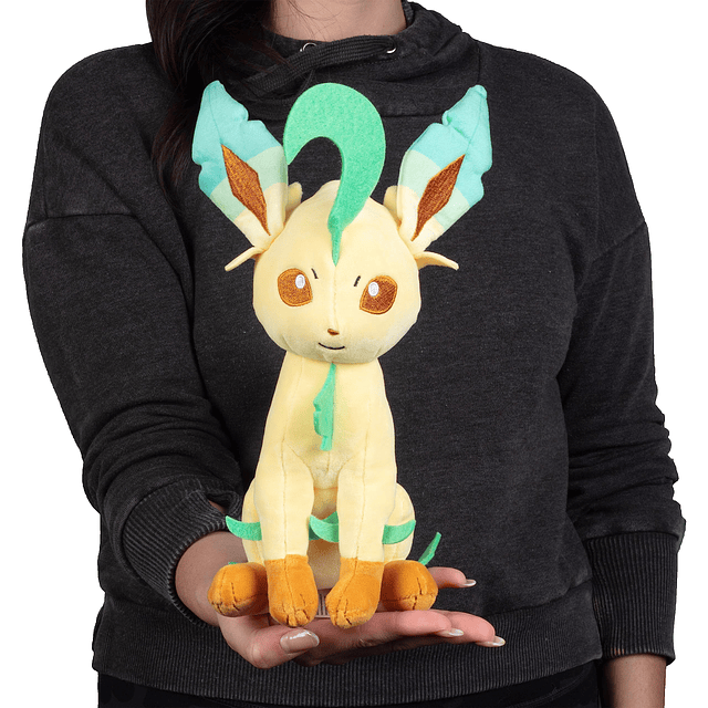 Peluche Leafeon de Pokémon de 8 pulgadas, con licencia ofici