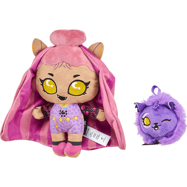 Juego de muñecos de peluche, peluche Ghoul N Go Clawdeen Wol