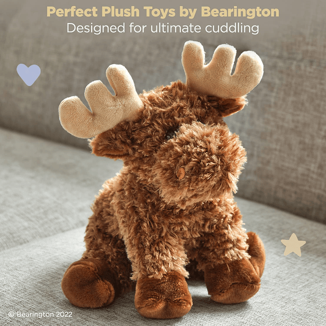 Bearington Morton The Moose Peluche de alce (10,5 pulgadas)