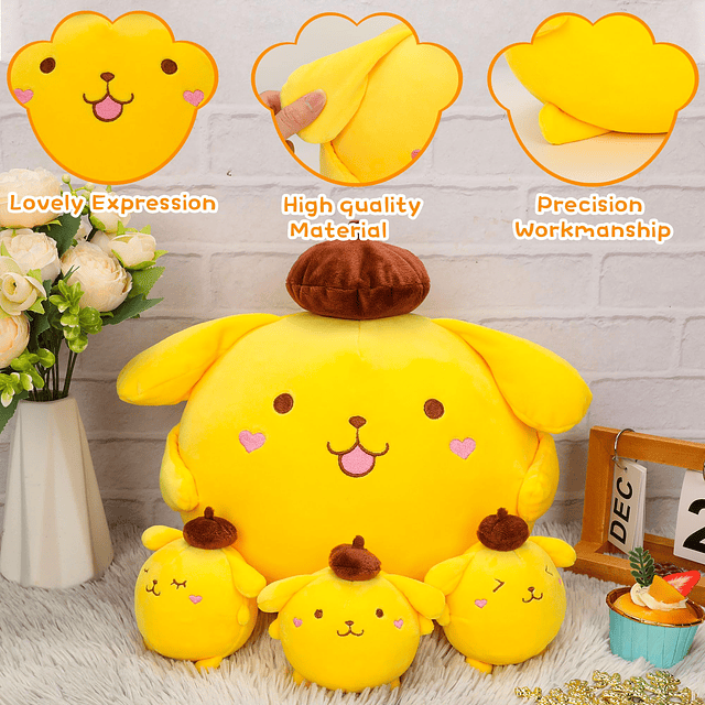 Peluches de peluche de 13 pulgadas Ponponpurin Anime Plush,