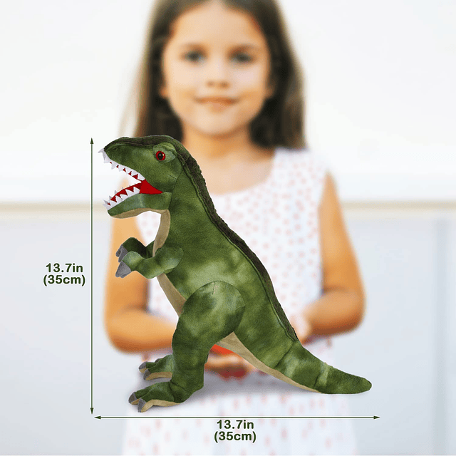 Juguete de peluche Tyrannosaurus Rex, muñeco de peluche de d