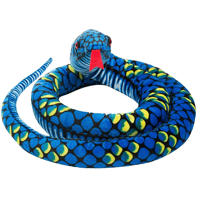 Serpiente gigante de peluche, animal de peluche realista, oj