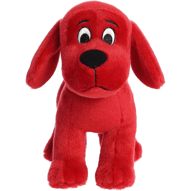 Clifford, el gran perro rojo de pie, peluche de 10 pulgadas