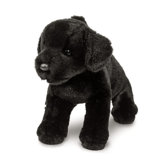 Peluche de perro de laboratorio negro Brewster