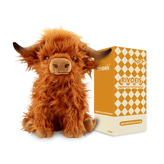 Highland Cow Peluches Juguetes Plushies Lindo Vaca Peluche A