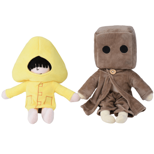 Little Nightmares Plush, muñeco de peluche de seis y mono, j