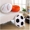 Almohada de fútbol de 17,7 pulgadas, cojín de peluche suave,