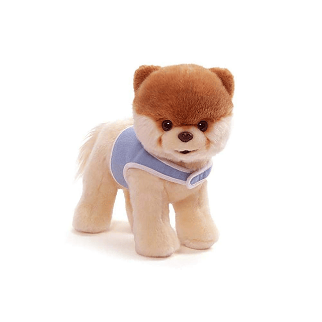 Perro de peluche Boo Plus de tamaño natural, 11 pulgadas