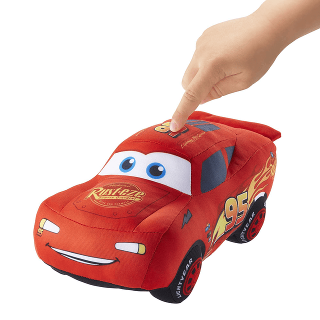 Disney y Pixar Cars Coche de peluche parlante Rayo McQueen d