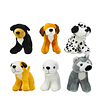 Animales de peluche para perros (paquete de 12) cachorros de