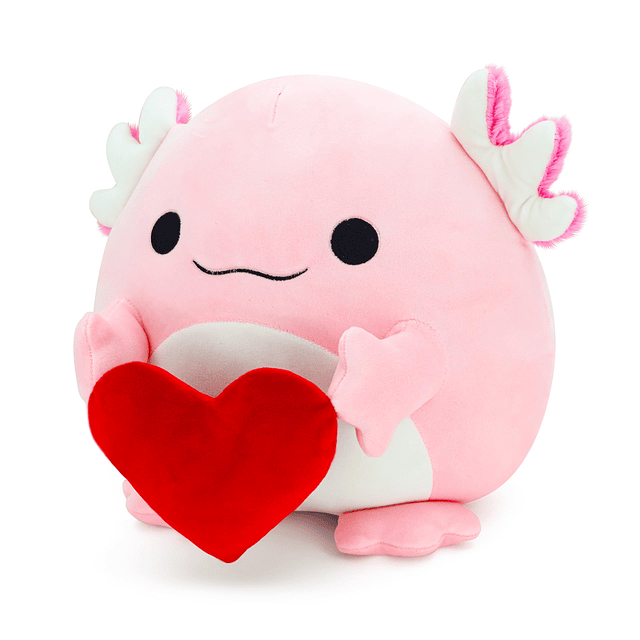 Animal de peluche Axolotl, juguete de peluche Love Heart Axo