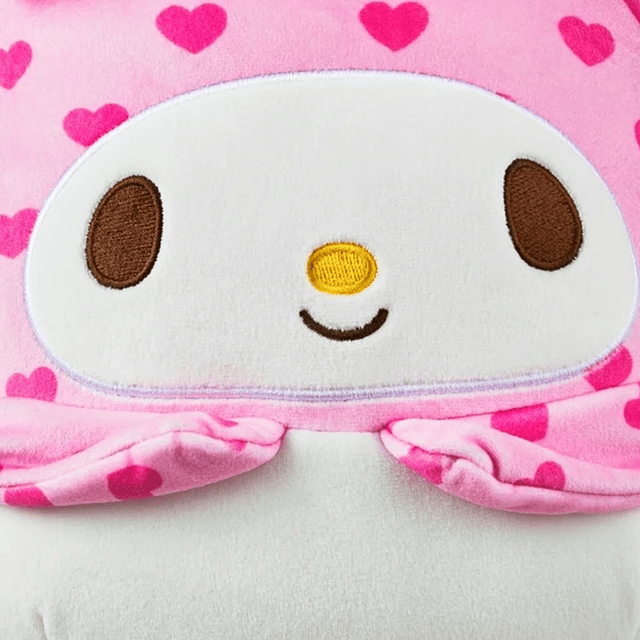 Squishmallow My Melody Peluche de poliéster rosa y blanco