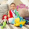 The Little Mermaid Ropa de cama para niños, almohada de pel