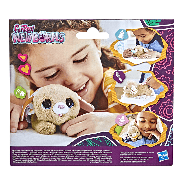 Hasbro Newborns Puppy Juguete de peluche animatrónico intera