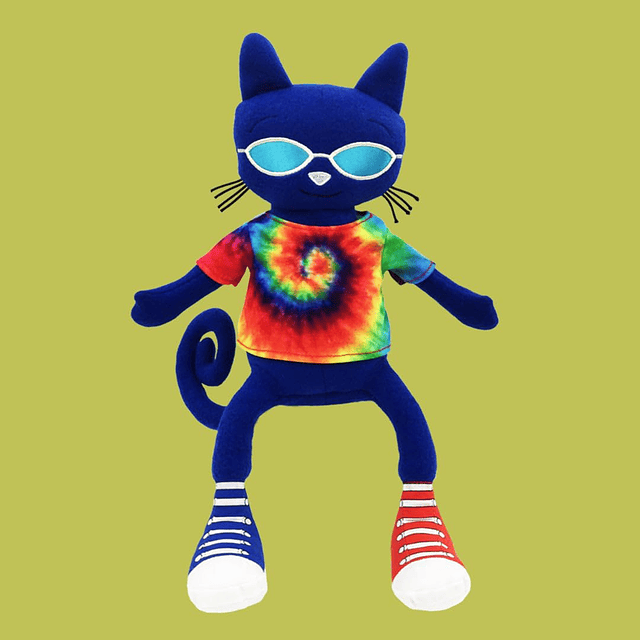 Pete The Cat Gets Groovy Soft Cat Peluche de peluche, 14 pul