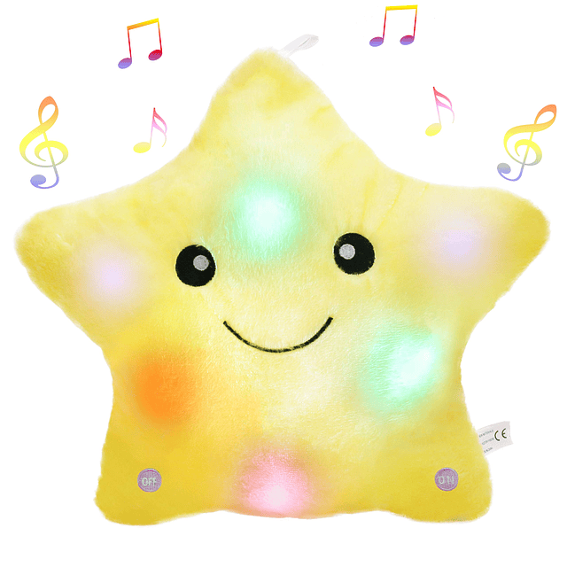 13'' LED Musical Twinkle Star Ilumina Canción de cuna Respla