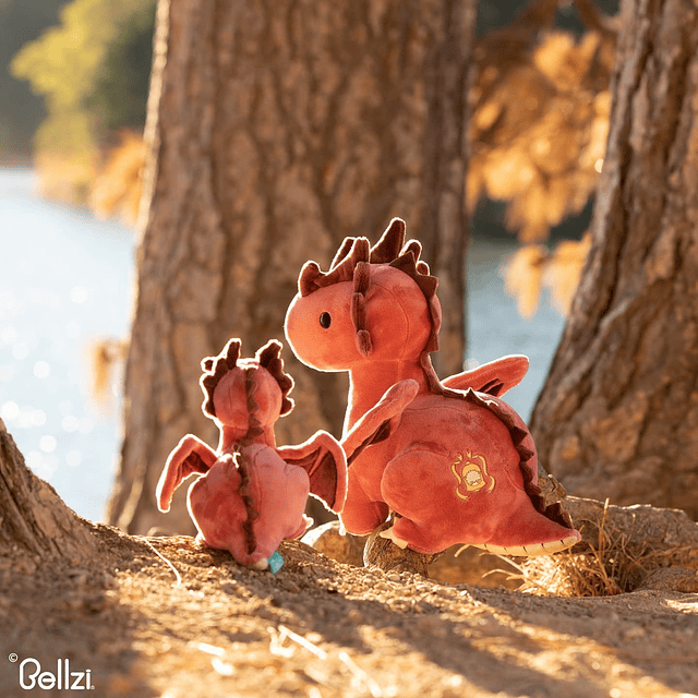 Dragón de Fuego Lindo Peluche de Peluche Adorable Peluche