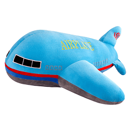 15.7 pulgadasavión de peluche azul de peluche avión de jugu