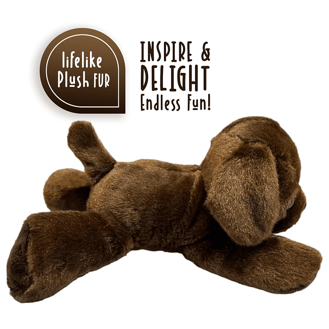 Juguete de peluche para perro de peluche de laboratorio de c