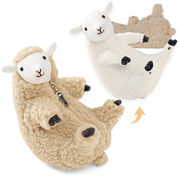 Animal de peluche de oveja afeitada, juguete de peluche de o