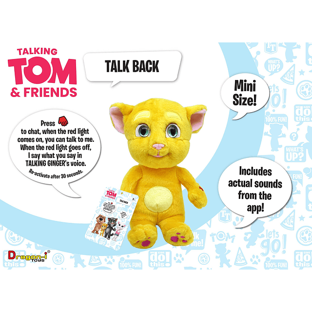 Talking Friends Minis Talking Ginger Juguete de peluche inte