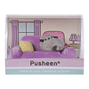 Pusheen en casa con sofá rosa, juego de coleccionista de pel