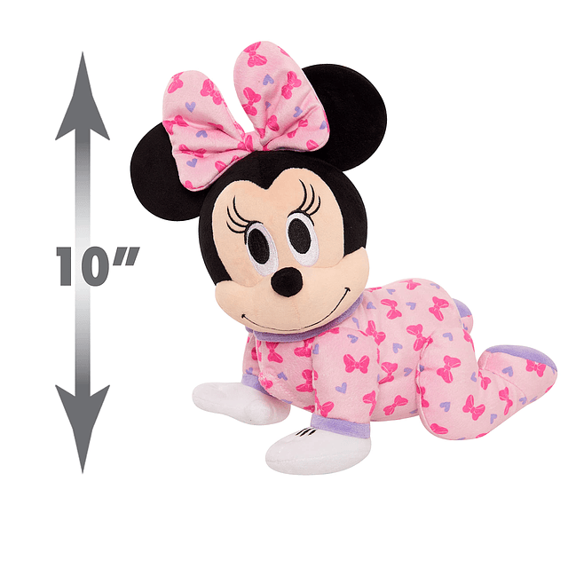 Peluche Musical Crawling Pals, Minnie, juguetes para niños c