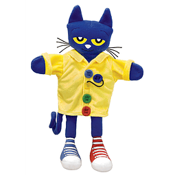 Pete el gato y su marioneta de mano de cuatro botones maravi