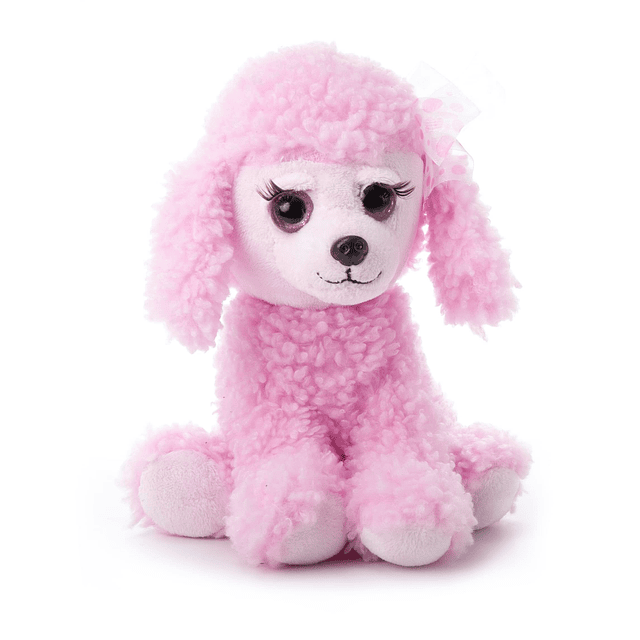 , Lash'z Pink Poodle Peluche, Regalos para niñas, Peluche de