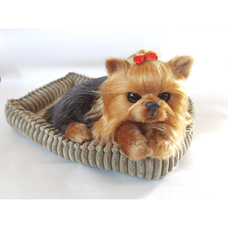 Perro Yorkshire Terrier, juguete interactivo para mascotas c