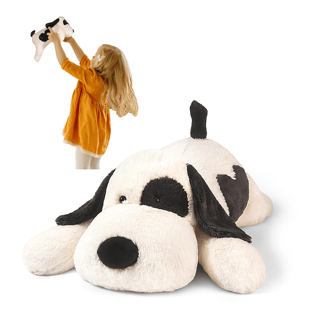 Animales de peluche con peso para perros para niños, peluche