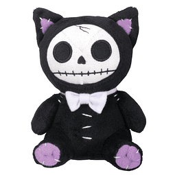 Furrybones Gato Negro Mao Mao Con Pajarita Blanca Pequeño Mu