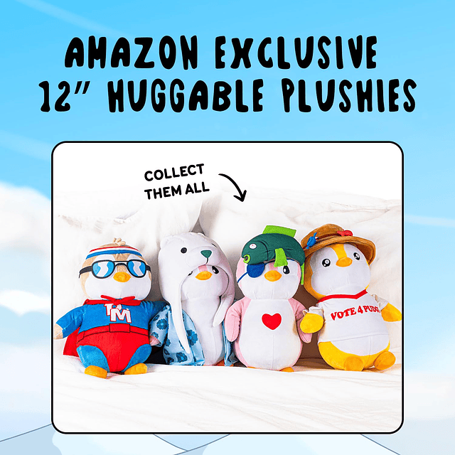 Peluche abrazable (PudgyMan) – Juguete de peluche suave gran