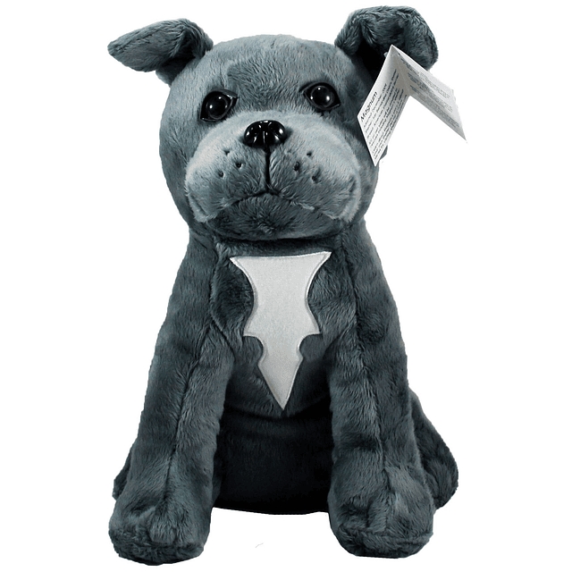 Juguete de peluche Pitbull gris de 10 pulgadas: Magnum Staf