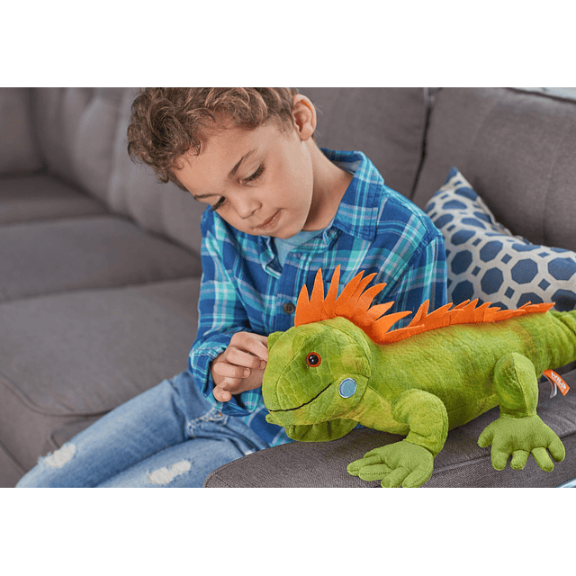 Wild Republic Iguana Plush, Animal de peluche, Juguete de pe