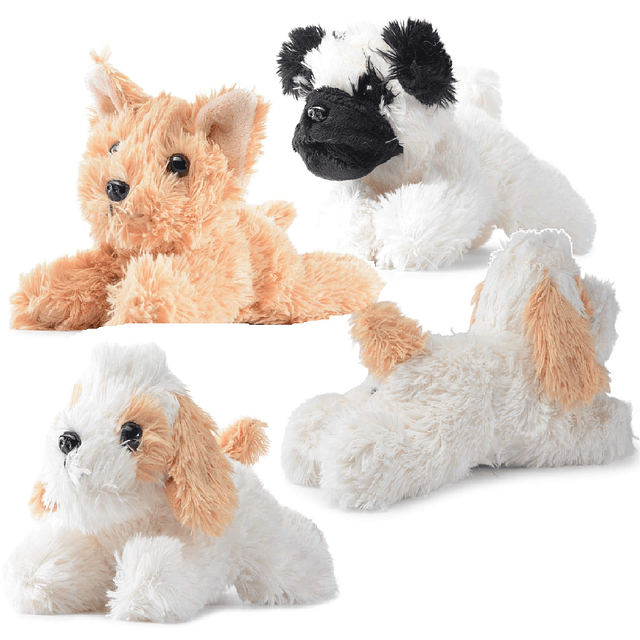 Cachorros de peluche Juego de 4 lindos animales de peluche