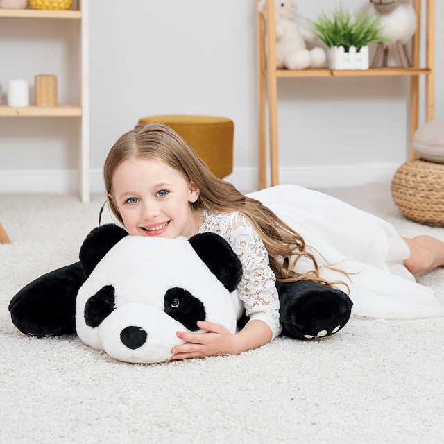 Animales de peluche con peso de panda, 1.87 libras, animal d