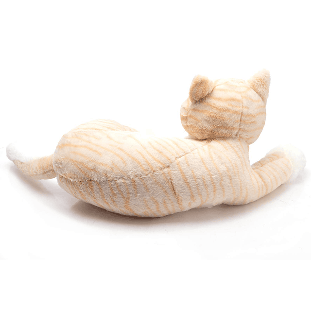 Peluche de gato, animales de peluche, gato a rayas anaranjad