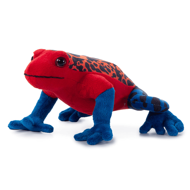 Peluche de rana de dardo rojo, regalos para niños, animales