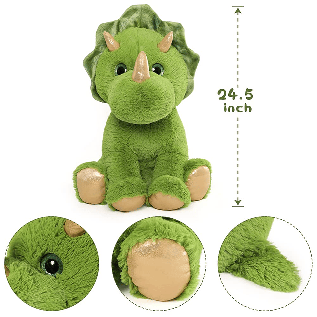 Triceratops Animal de peluche Dinosaurio gigante Animal de p