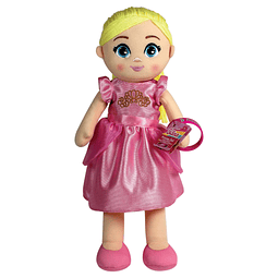 Love Diana Pink Princess Doll, felpa, 15 pulgadas