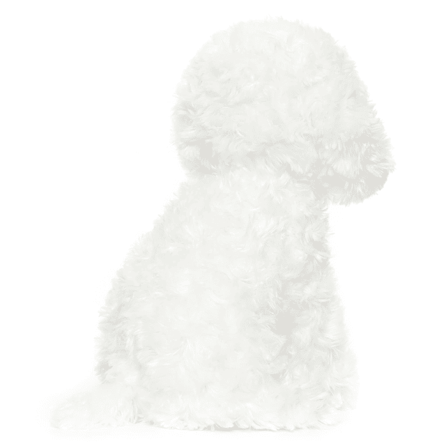 Animal de peluche de caniche de juguete blanco – Bichon Fris