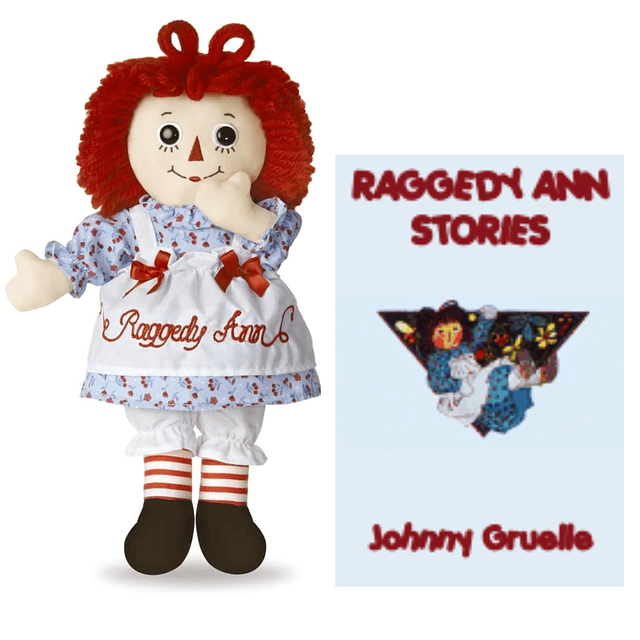 Jolitee Raggedy Ann Classic Dolls Colección de libros (juego